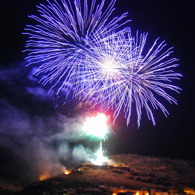 10 de Setembre de 2016 Castell de focs  Sanaüja -  Ramon Sunyer