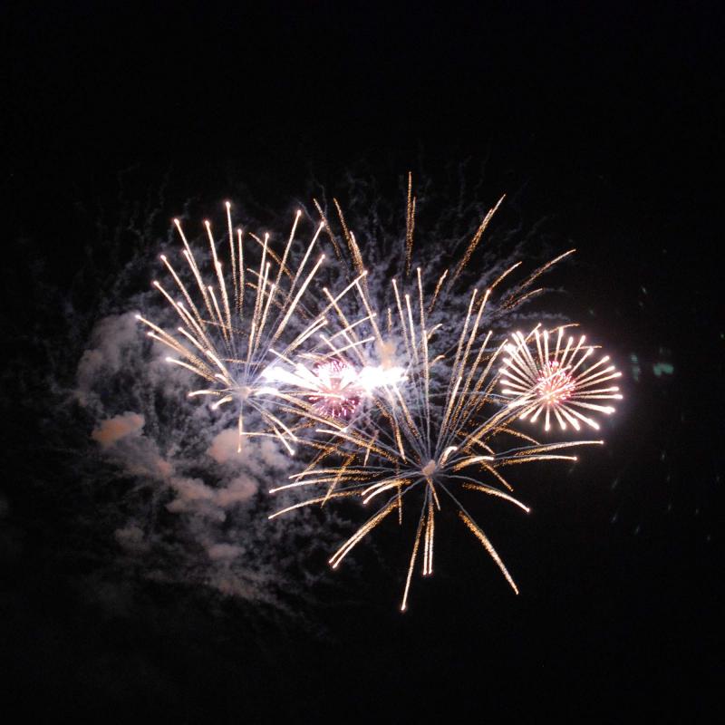 10 de Setembre de 2016 Castell de focs  Sanaüja -  Ramon Sunyer