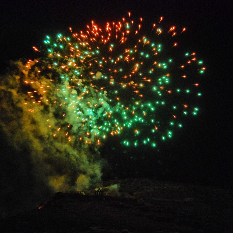 10 de Setembre de 2016 Castell de focs  Sanaüja -  Ramon Sunyer