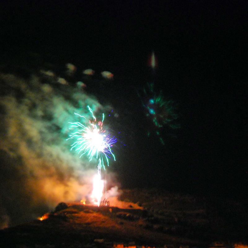 10 de Setembre de 2016 Castell de focs  Sanaüja -  Ramon Sunyer