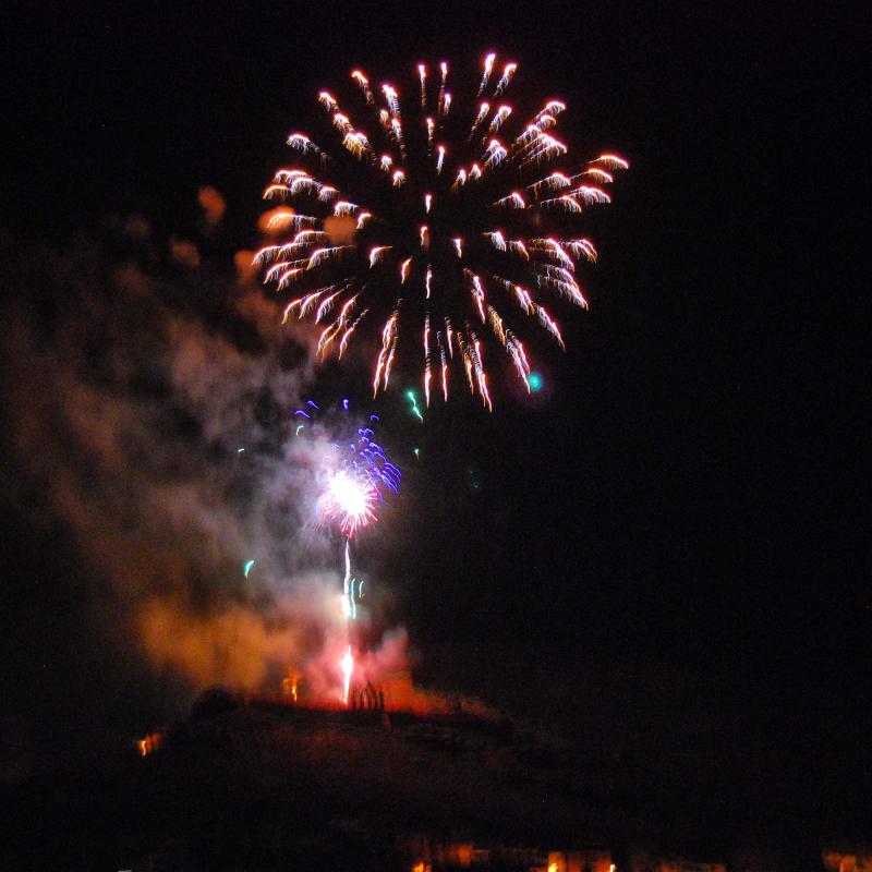 10 de Setembre de 2016 Castell de focs  Sanaüja -  Ramon Sunyer