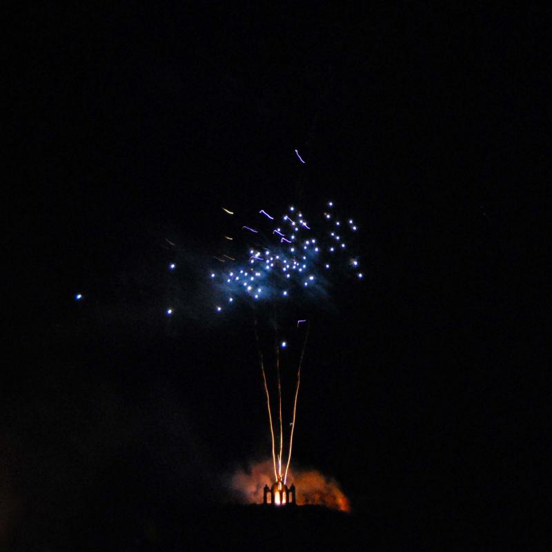 10 de Setembre de 2016 Castell de focs  Sanaüja -  Ramon Sunyer