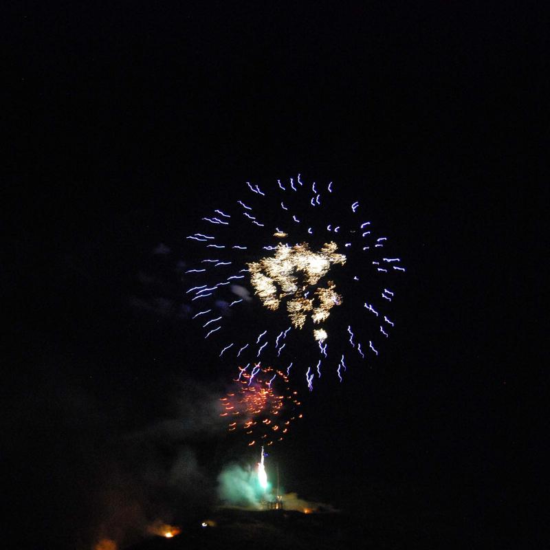 10 de Setembre de 2016 Castell de focs  Sanaüja -  Ramon Sunyer