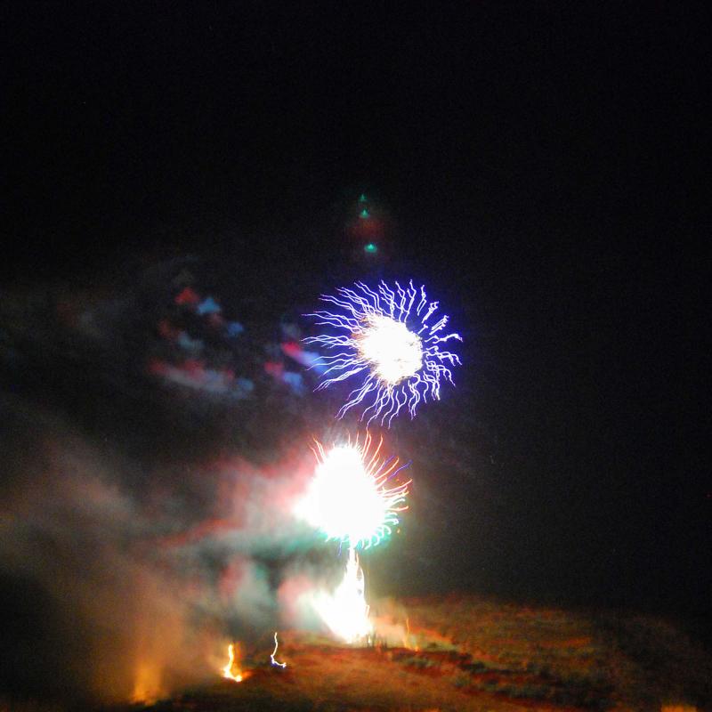 10 de Setembre de 2016 Castell de focs  Sanaüja -  Ramon Sunyer