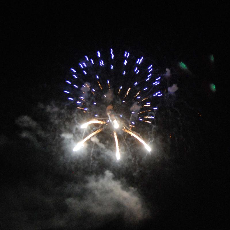 10 de Setembre de 2016 Castell de focs  Sanaüja -  Ramon Sunyer