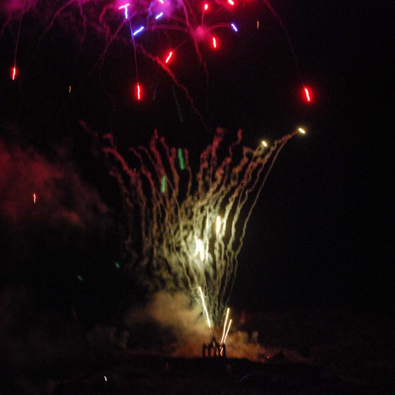 10 de Setembre de 2016 Castell de focs  Sanaüja -  Ramon Sunyer