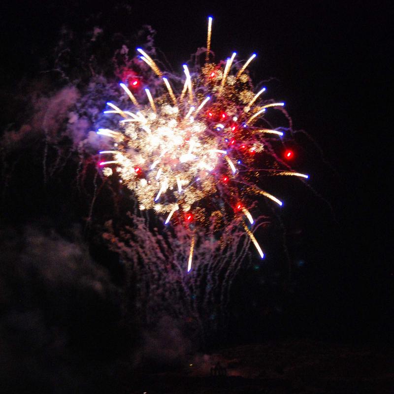 10 de Setembre de 2016 Castell de focs  Sanaüja -  Ramon Sunyer