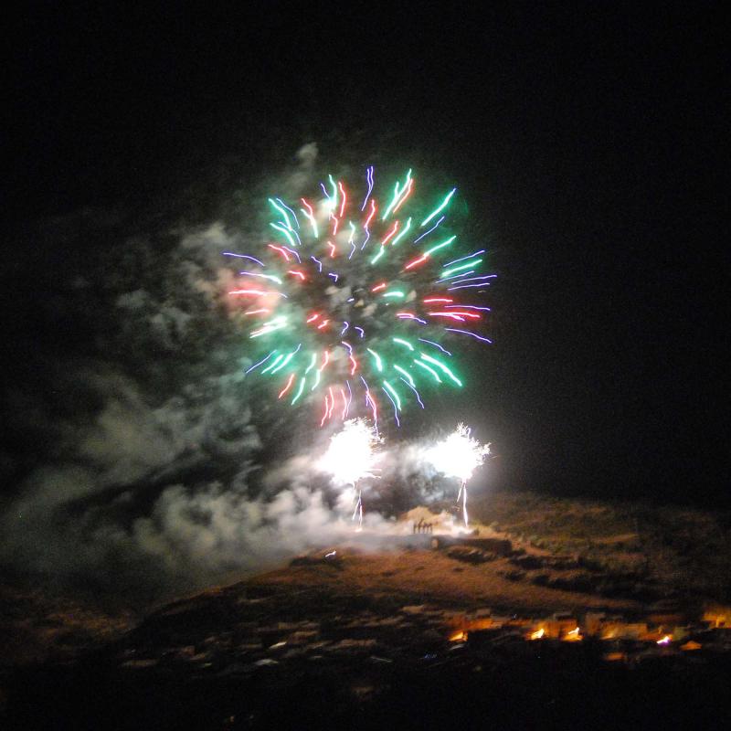 10 de Setembre de 2016 Castell de focs  Sanaüja -  Ramon Sunyer