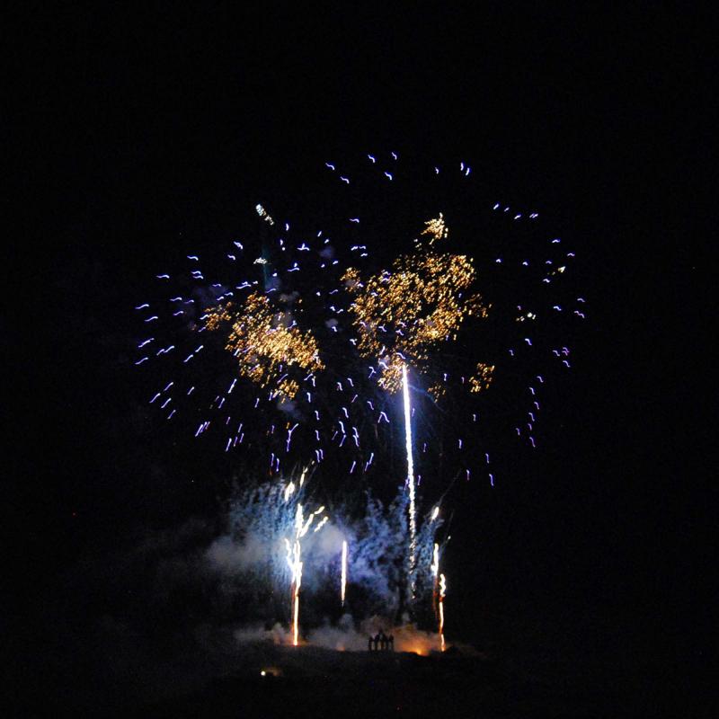 10 de Setembre de 2016 Castell de focs  Sanaüja -  Ramon Sunyer