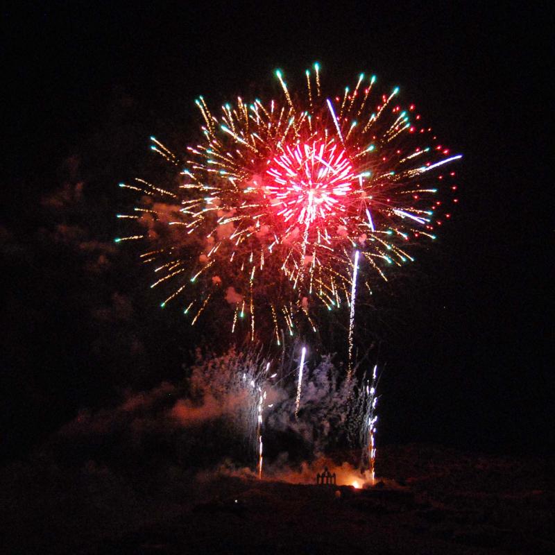 10 de Setembre de 2016 Castell de focs  Sanaüja -  Ramon Sunyer