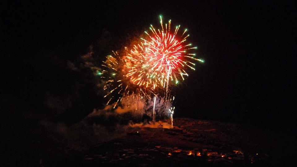 10 de Setembre de 2016 Castell de focs  Sanaüja -  Ramon Sunyer