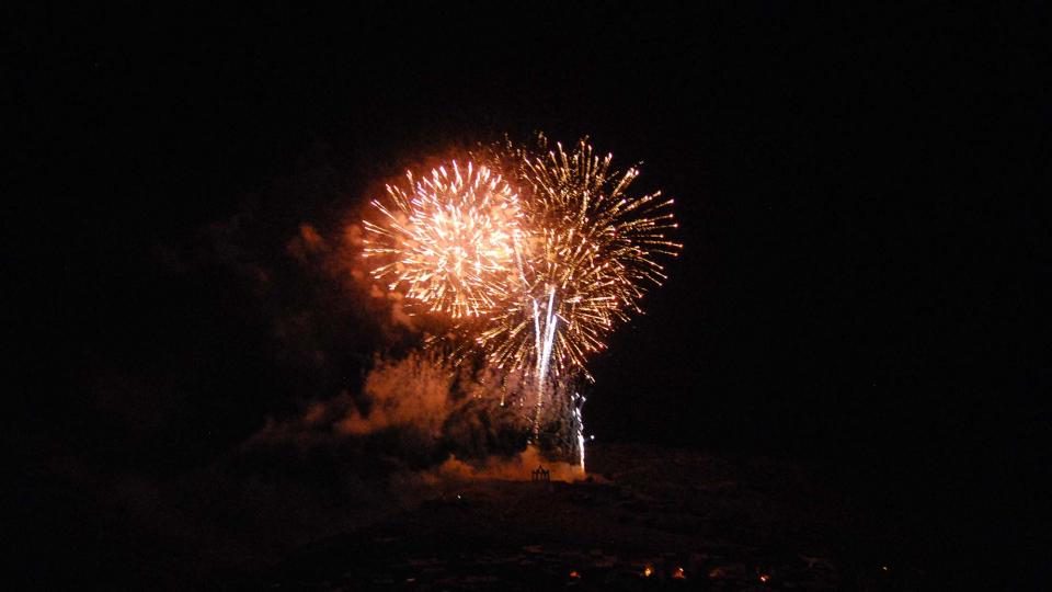 10 de Setembre de 2016 Castell de focs  Sanaüja -  Ramon Sunyer