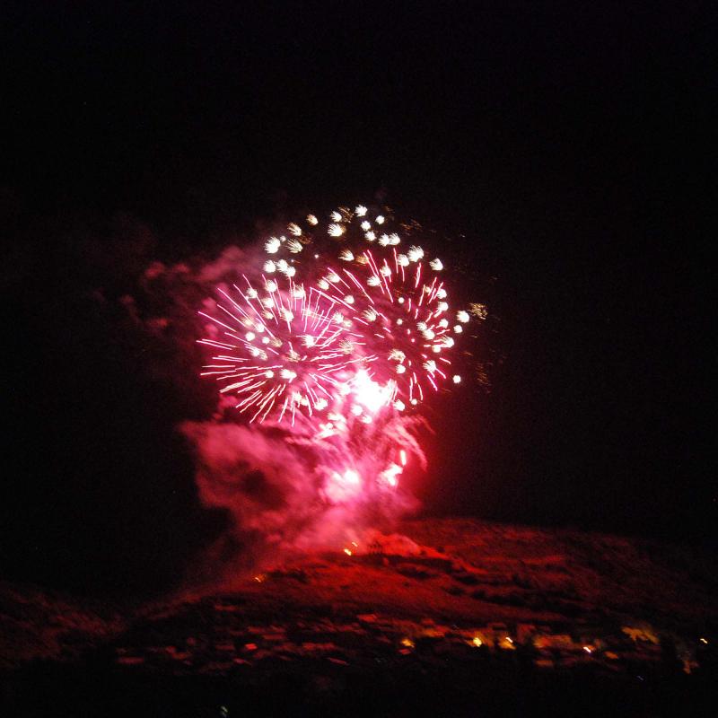 10 de Setembre de 2016 Castell de focs  Sanaüja -  Ramon Sunyer