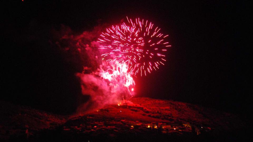 10 de Setembre de 2016 Castell de focs  Sanaüja -  Ramon Sunyer