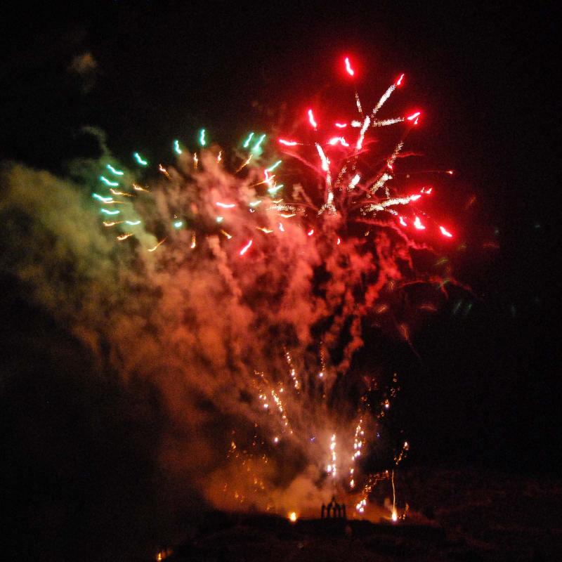 10 de Setembre de 2016 Castell de focs  Sanaüja -  Ramon Sunyer