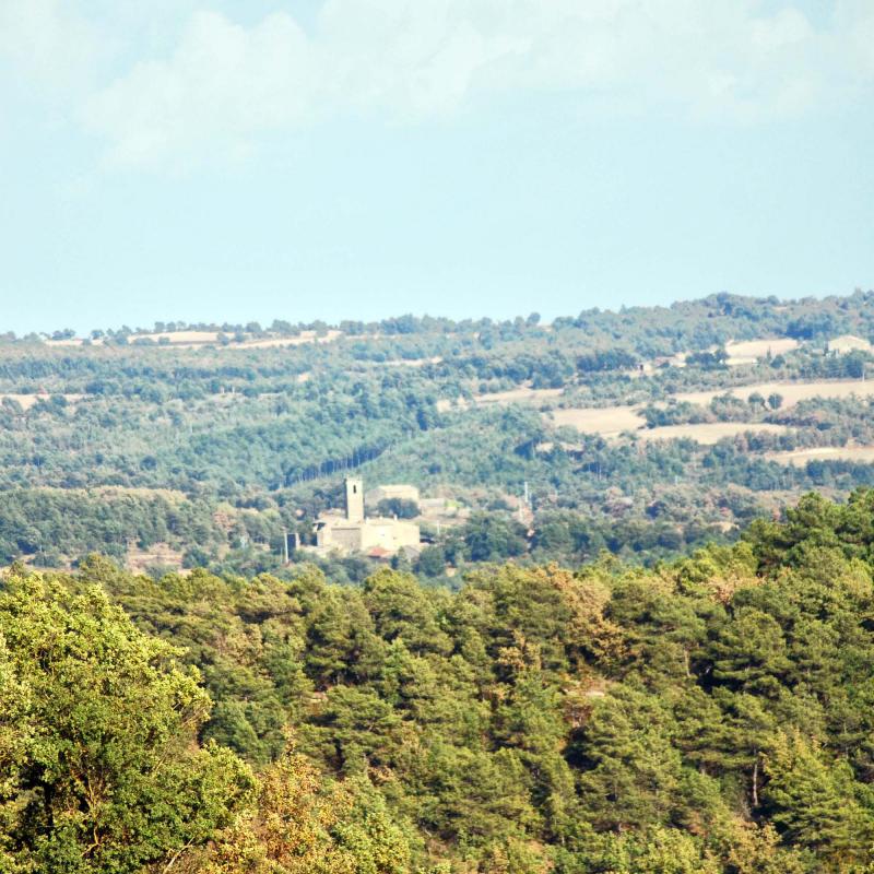 10 de Setembre de 2016 Vista des de Llanera  Sant Just d'Ardèvol -  Ramon Sunyer