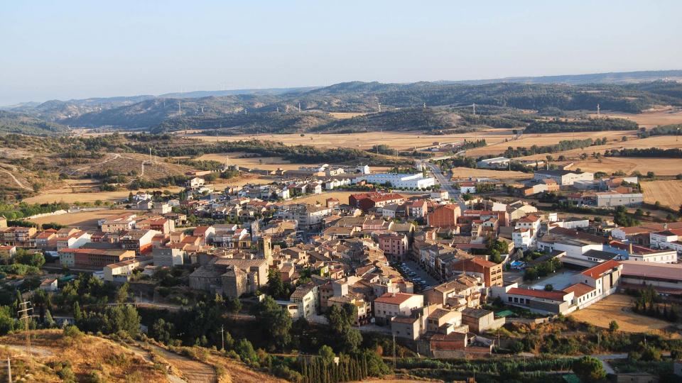 30.8.2016 vista des de l'Aguda  Torà -  Ramon Sunyer