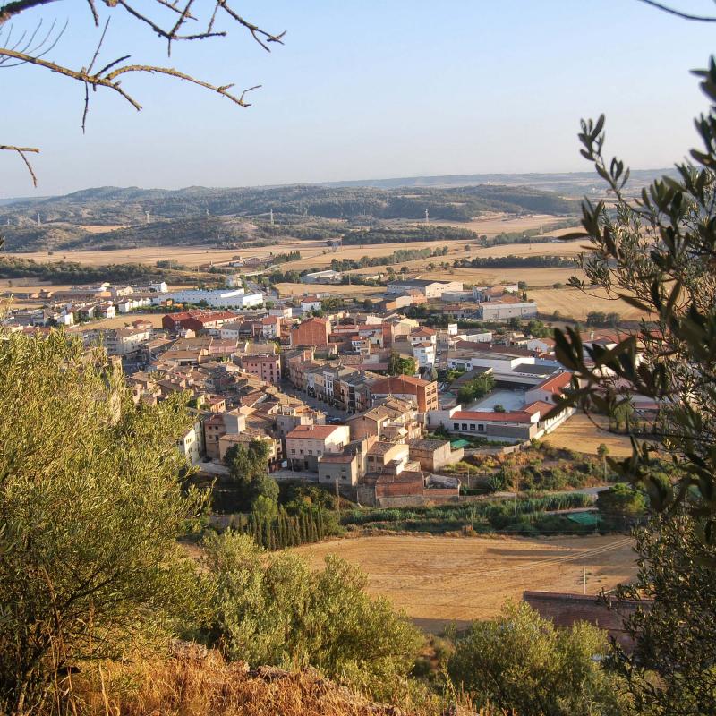 30.8.2016 vista des de l'Aguda  Torà -  Ramon Sunyer