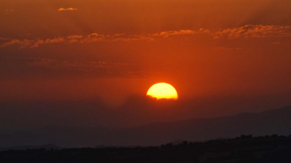 1 de Agost de 2016 posta de sol  Palouet -  Ramon Sunyer