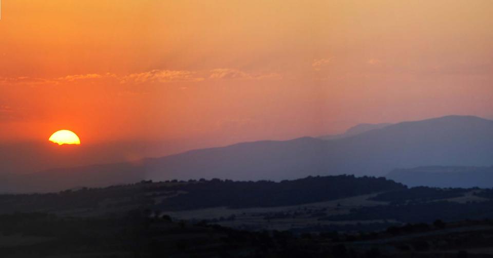 1 de Agost de 2016 posta de sol  Palouet -  Ramon Sunyer