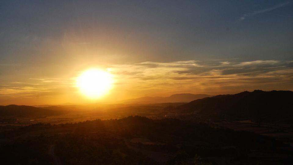 13 de Agost de 2016 posta de sol  Torà -  Ramon Sunyer