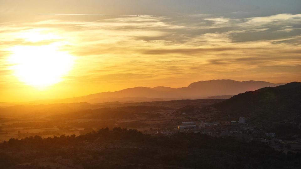 13 de Agost de 2016 posta de sol  Torà -  Ramon Sunyer