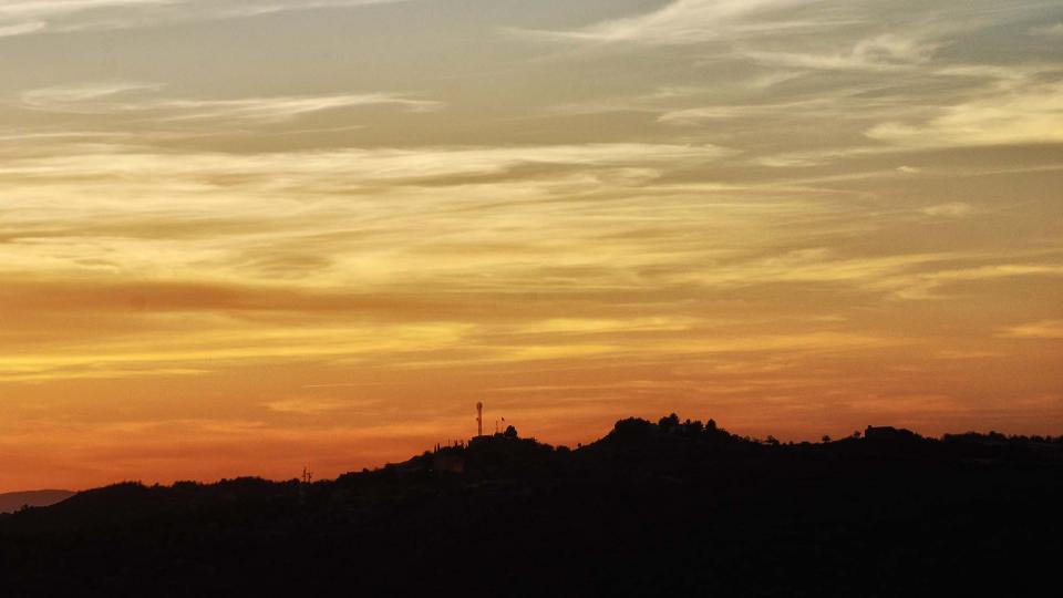 13 de Agost de 2016 posta de sol  L'Aguda -  Ramon Sunyer