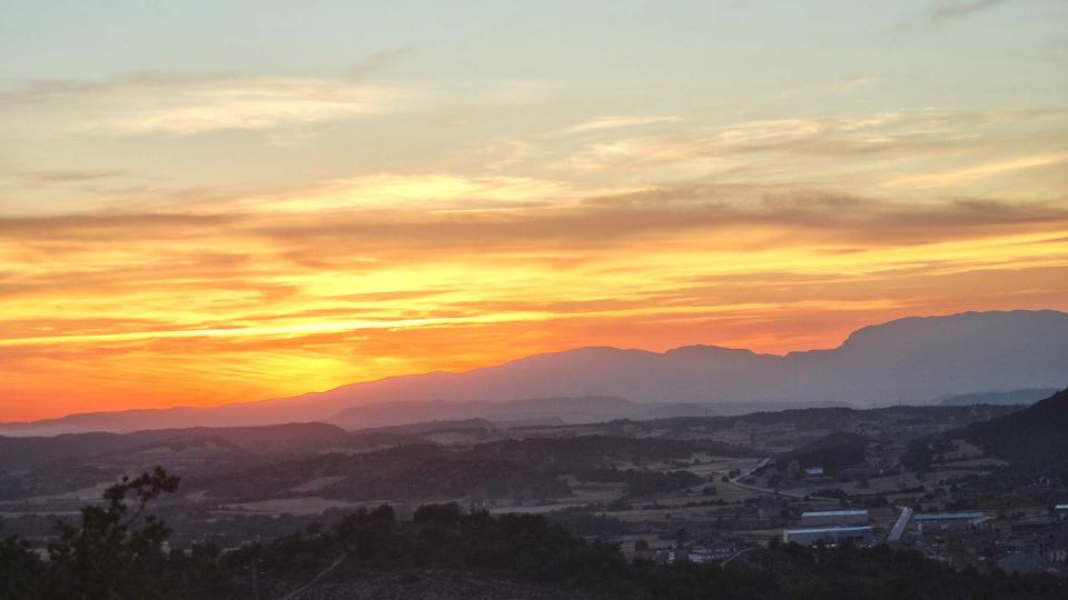 13 de Agost de 2016 posta de sol  Torà -  Ramon Sunyer