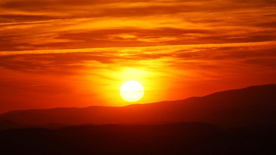 13 de Agost de 2016 posta de sol  Torà -  Ramon Sunyer