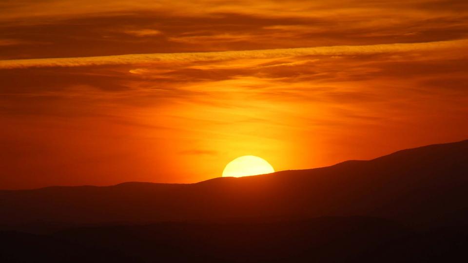 13 de Agost de 2016 posta de sol  Torà -  Ramon Sunyer