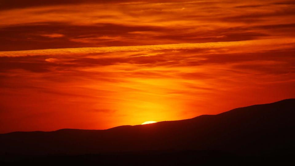 13 de Agost de 2016 posta de sol  Torà -  Ramon Sunyer