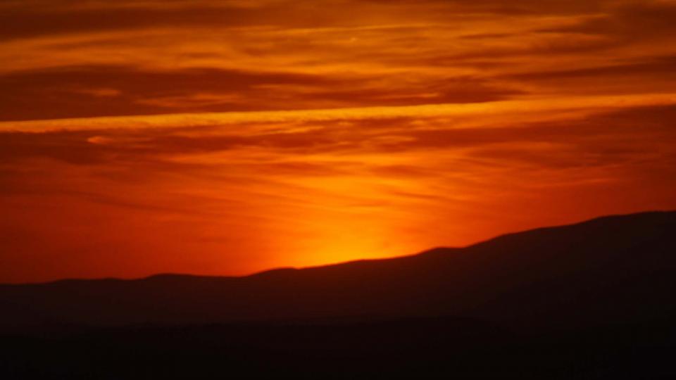 13 de Agost de 2016 posta de sol  Torà -  Ramon Sunyer