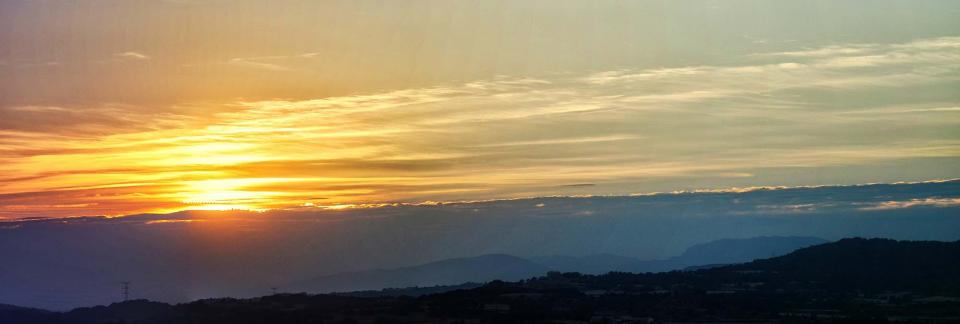 19 de Agost de 2016 Posta de Sol al tossal de les Feixes  Torà -  Ramon Sunyer