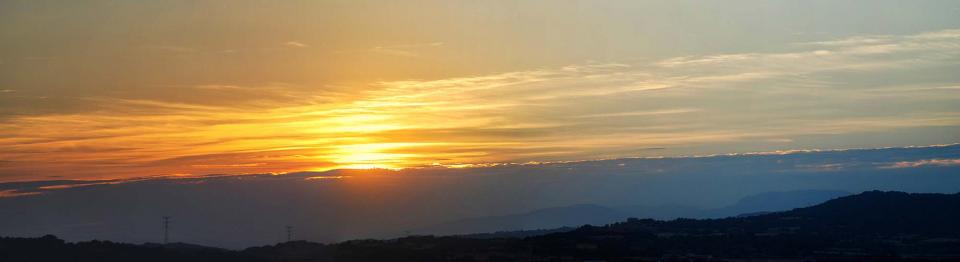 19 de Agost de 2016 Posta de Sol al tossal de les Feixes  Torà -  Ramon Sunyer