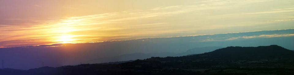 19 de Agost de 2016 Posta de Sol al tossal de les Feixes  Torà -  Ramon Sunyer