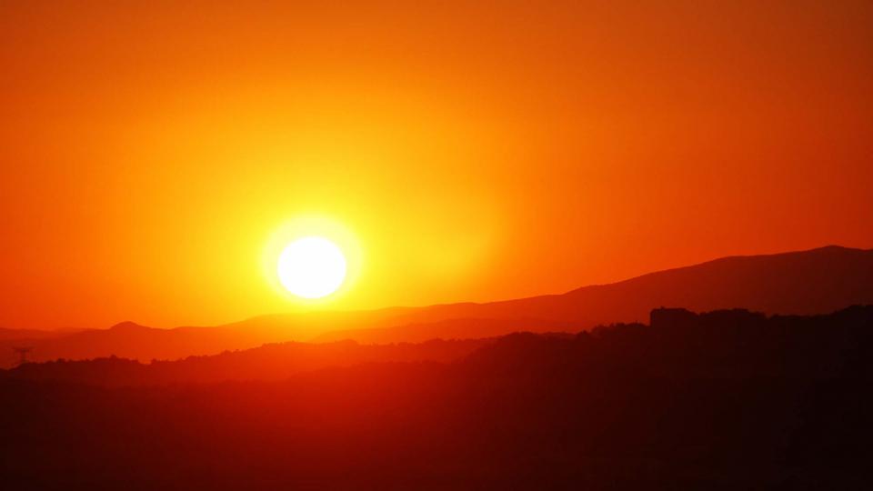 23 de Agost de 2016 Posta de Sol al tossal de les Feixes  Torà -  Ramon Sunyer