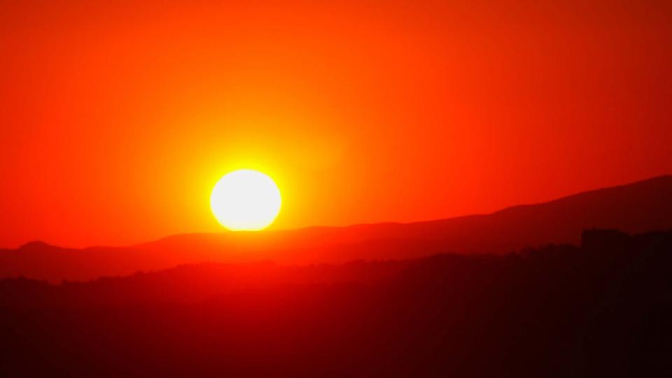 23 de Agost de 2016 Posta de Sol al tossal de les Feixes  Torà -  Ramon Sunyer