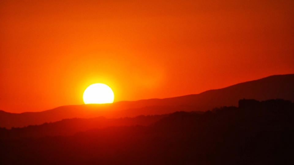 23 de Agost de 2016 Posta de Sol al tossal de les Feixes  Torà -  Ramon Sunyer