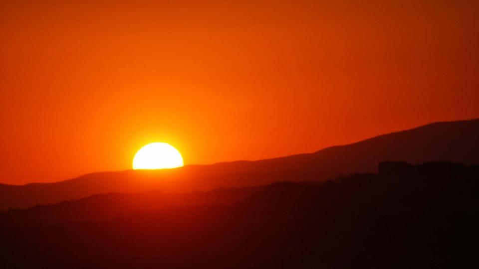 23 de Agost de 2016 Posta de Sol al tossal de les Feixes  Torà -  Ramon Sunyer