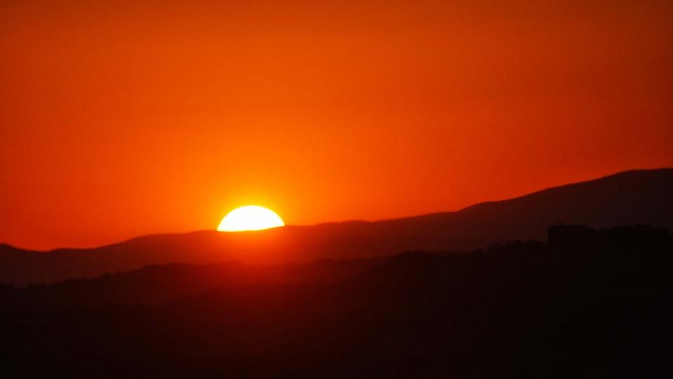 23 de Agost de 2016 Posta de Sol al tossal de les Feixes  Torà -  Ramon Sunyer