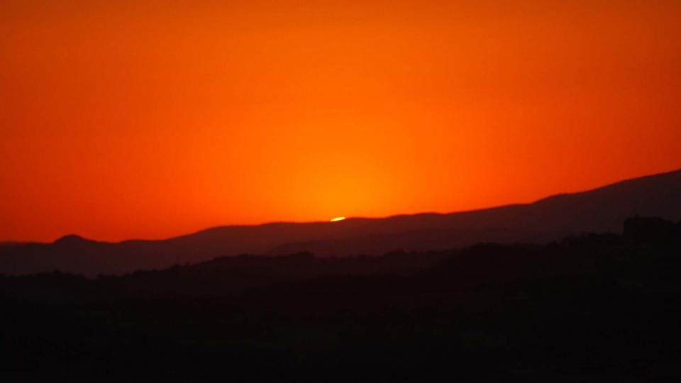 23 de Agost de 2016 Posta de Sol al tossal de les Feixes  Torà -  Ramon Sunyer