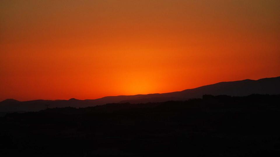 23 de Agost de 2016 Posta de Sol al tossal de les Feixes  Torà -  Ramon Sunyer