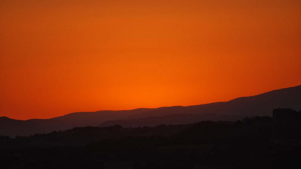 23 de Agost de 2016 Posta de Sol al tossal de les Feixes  Torà -  Ramon Sunyer