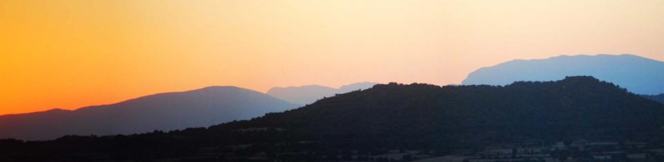 23 de Agost de 2016 Posta de Sol al tossal de les Feixes  Torà -  Ramon Sunyer