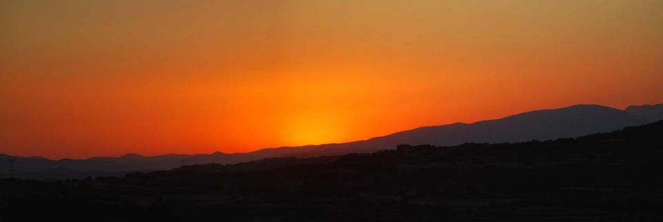 23 de Agost de 2016 Posta de Sol al tossal de les Feixes  Torà -  Ramon Sunyer