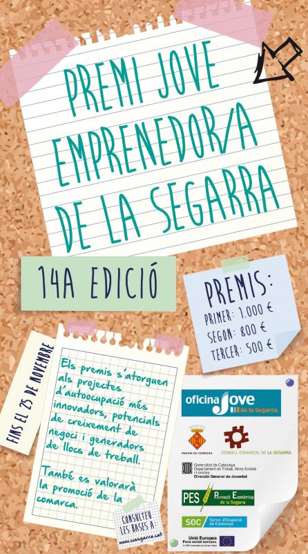 14a edició del Premi Jove Emprenedor a la Segarra