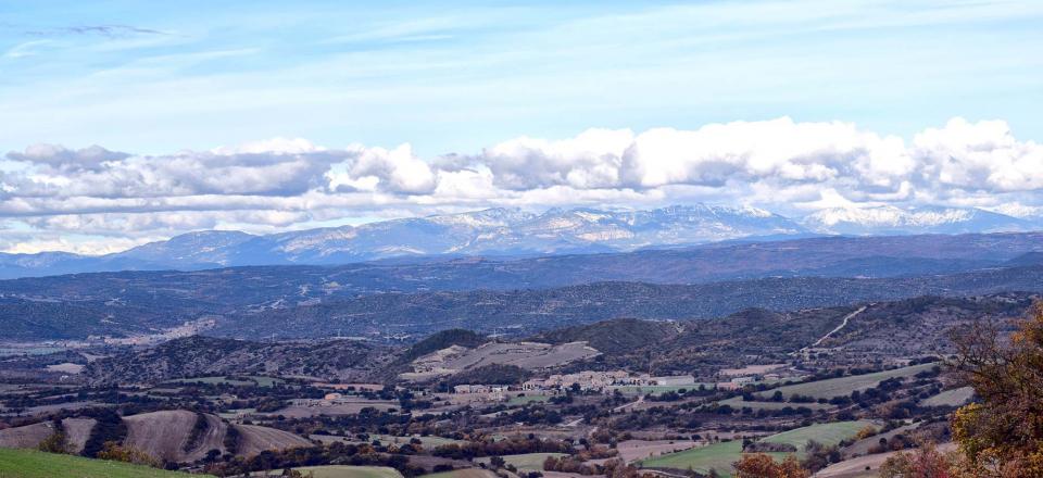 27 de Novembre de 2016 vista amb Pirineu  Palouet -  Ramon Sunyer