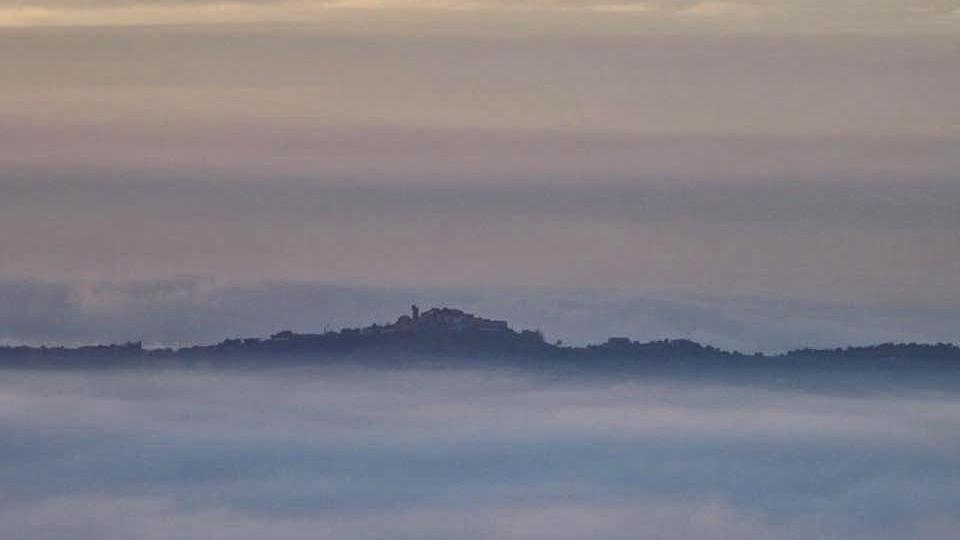 2 de Desembre de 2016 la boira plana a la vall  Palou -  Montse Fornells