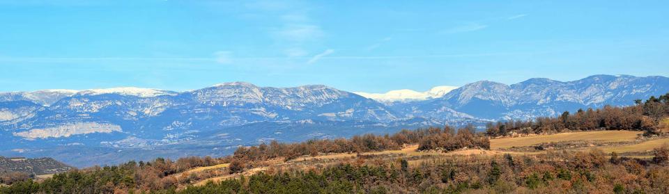 11 de Desembre de 2016 panoràmica pirineu  Llobera -  Ramon Sunyer