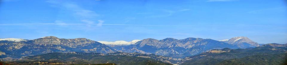 11 de Desembre de 2016 panoràmica pirineu  Llobera -  Ramon Sunyer